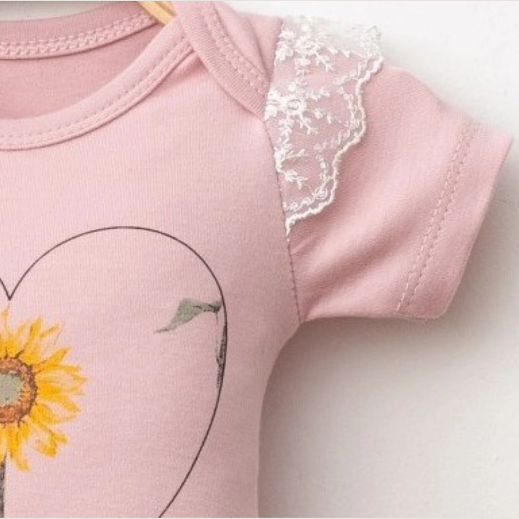 Set 3 Piese Fetițe Spring Sense Roz - Bumbac 100% Premium [3]