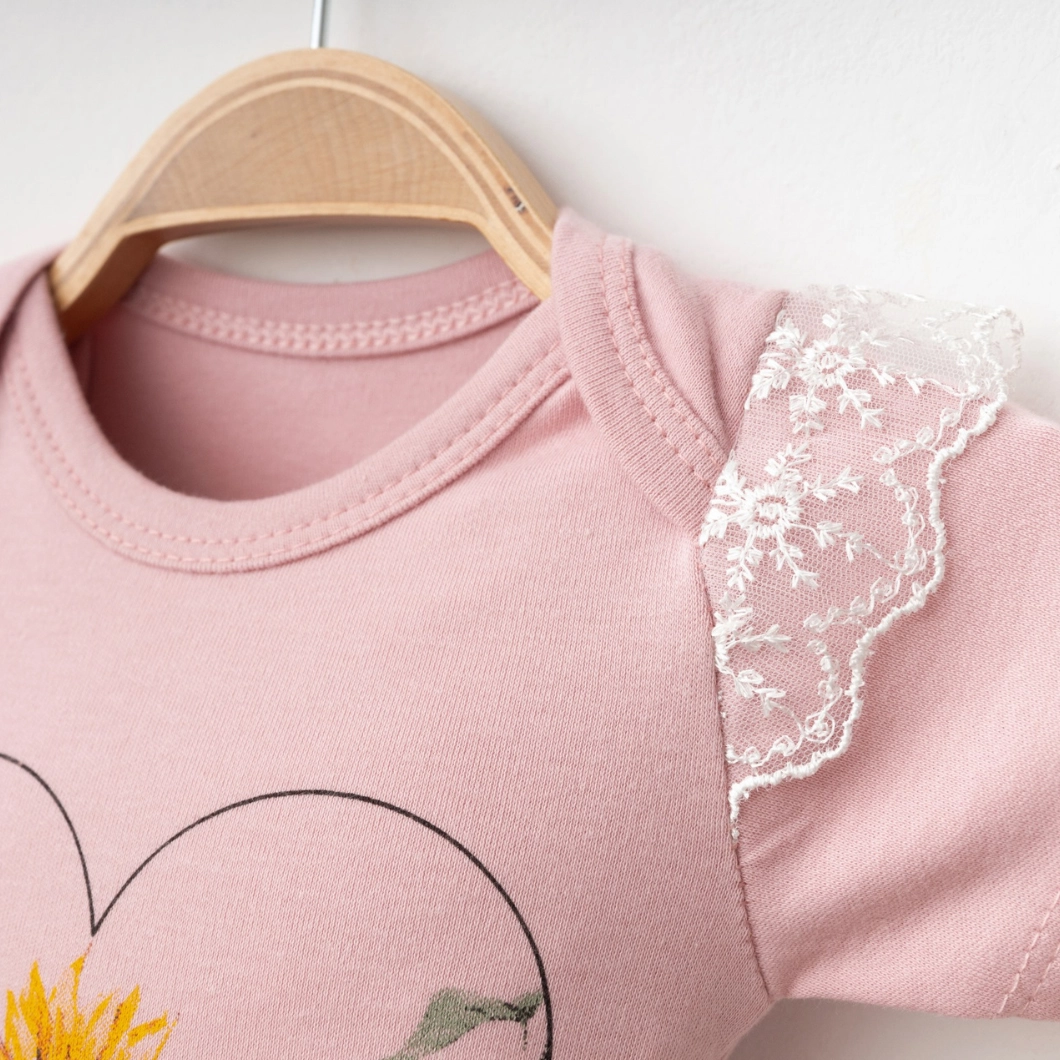 Set 3 Piese Fetițe Spring Sense Roz - Bumbac 100% Premium [5]