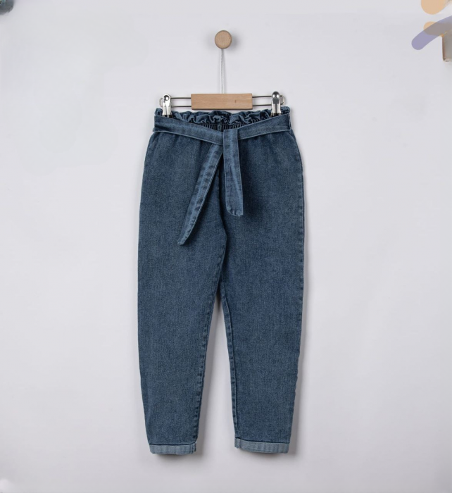 Pantalon Lung de Blug pentru Fetițe "Breeze Blue" [1]