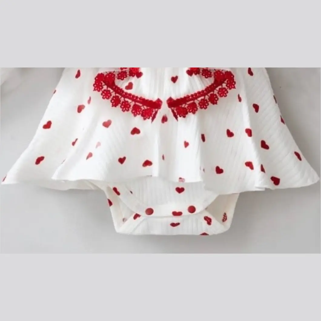 Rochiță Body Fetițe – Hearts Tradition – Bumbac OEKO-TEX [5]