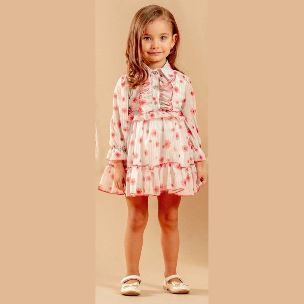 Rochiță Elegantă Fetițe - Miss Elliot, Voal, Floral, 9-30 luni [3]