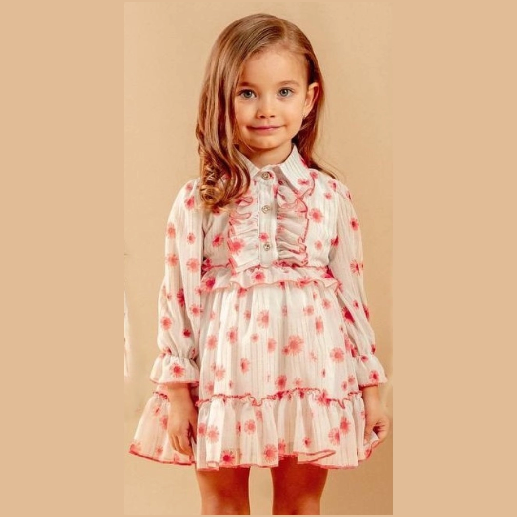 Rochiță Elegantă Fetițe - Miss Elliot, Voal, Floral, 9-30 luni [1]