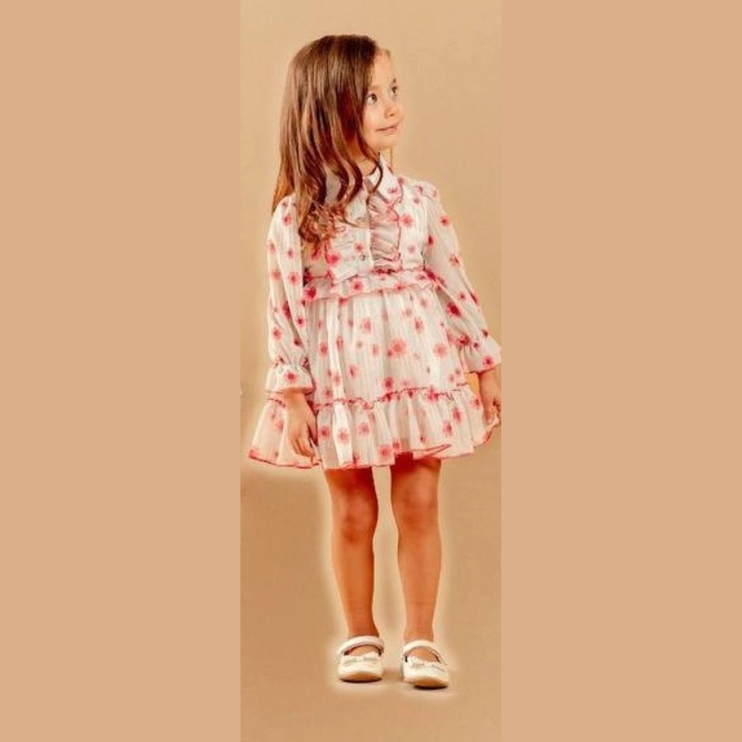 Rochiță Elegantă Fetițe - Miss Elliot, Voal, Floral, 9-30 luni [5]