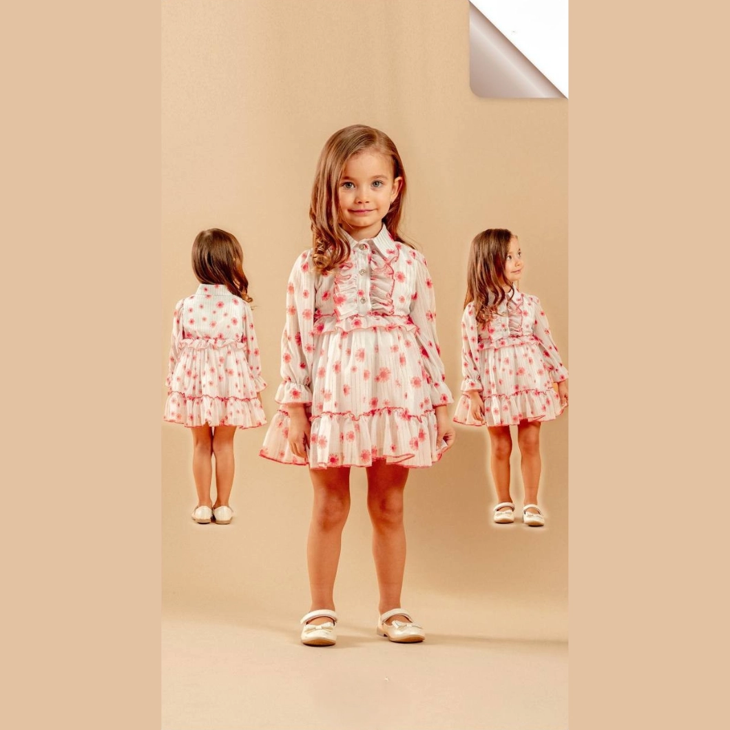 Rochiță Elegantă Fetițe - Miss Elliot, Voal, Floral, 9-30 luni [2]