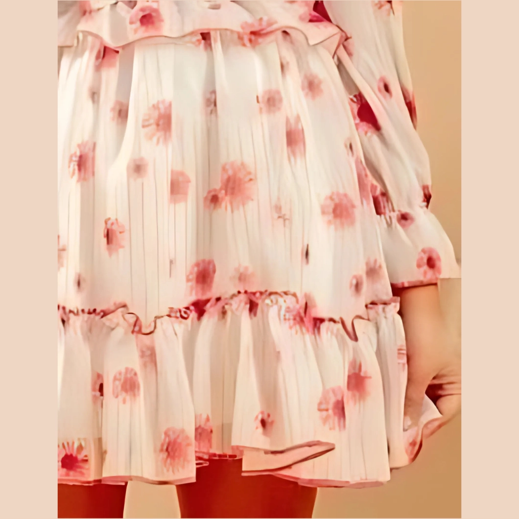 Rochiță Elegantă Fetițe - Miss Elliot, Voal, Floral, 9-30 luni [7]