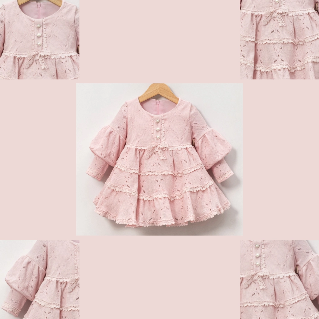 Rochiță Fetițe Charlotte – Eleganță și rafinament pentru micile prințese [3]