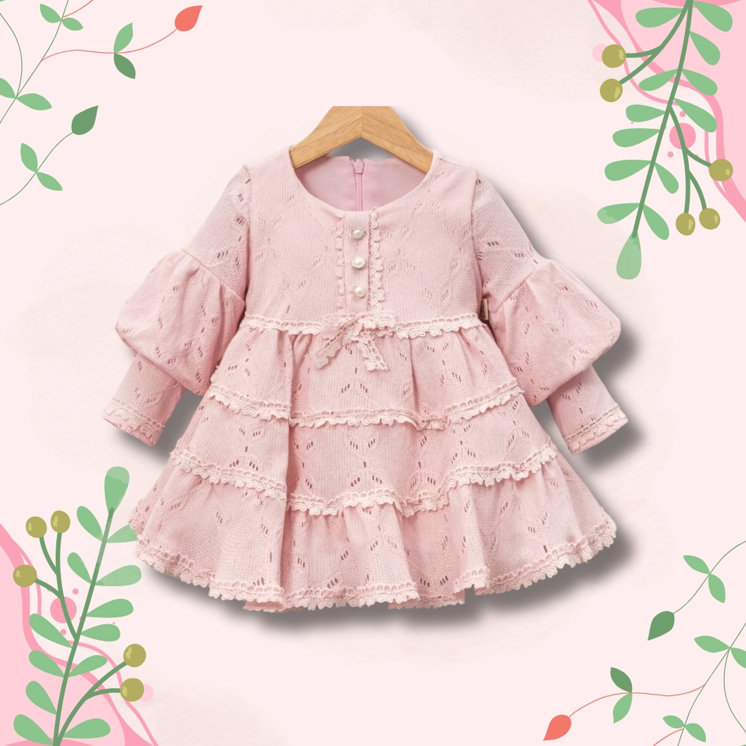 Rochiță Fetițe Charlotte – Eleganță și rafinament pentru micile prințese [5]