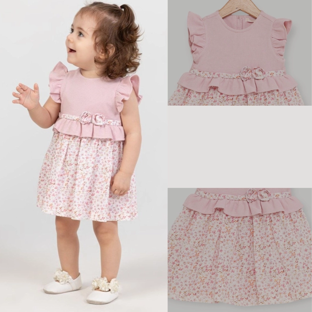 Rochiță Fetițe Kataleya Bumbac Imprimeu Floral [5]