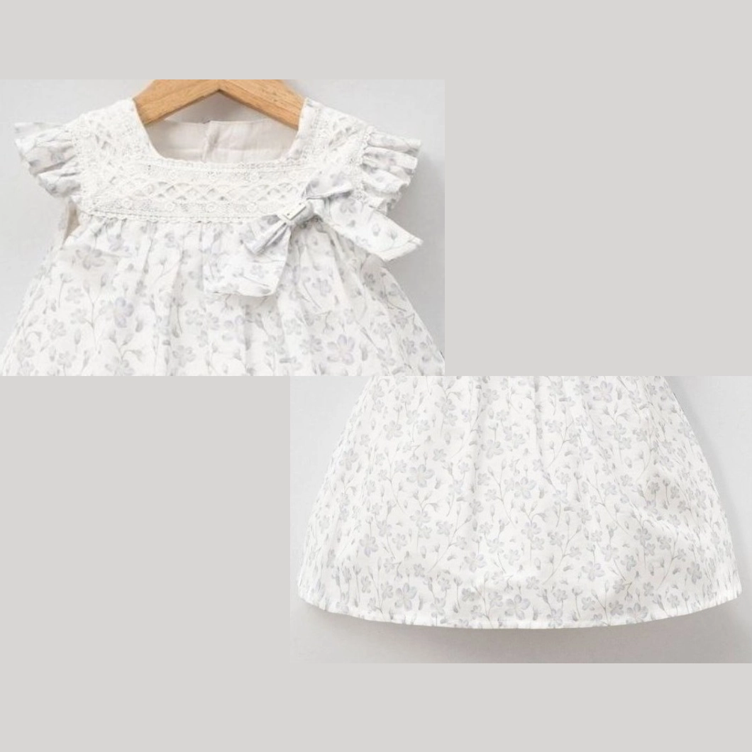 Rochiță Fetițe Henrieta - Bumbac Organic cu Imprimeu Floral [6]