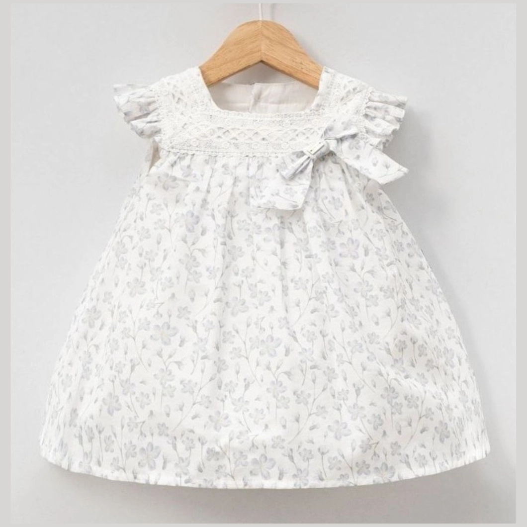 Rochiță Fetițe Henrieta - Bumbac Organic cu Imprimeu Floral [2]