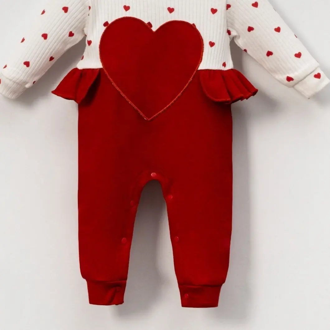 Salopetă cu Bentiță Inimioara Mea Bumbac 0–12 Luni [5]