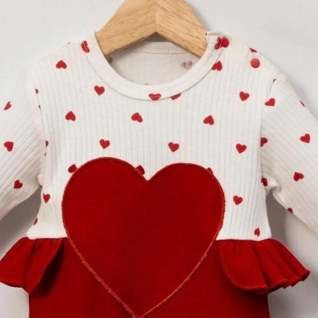 Salopetă cu Bentiță Inimioara Mea Bumbac 0–12 Luni [4]