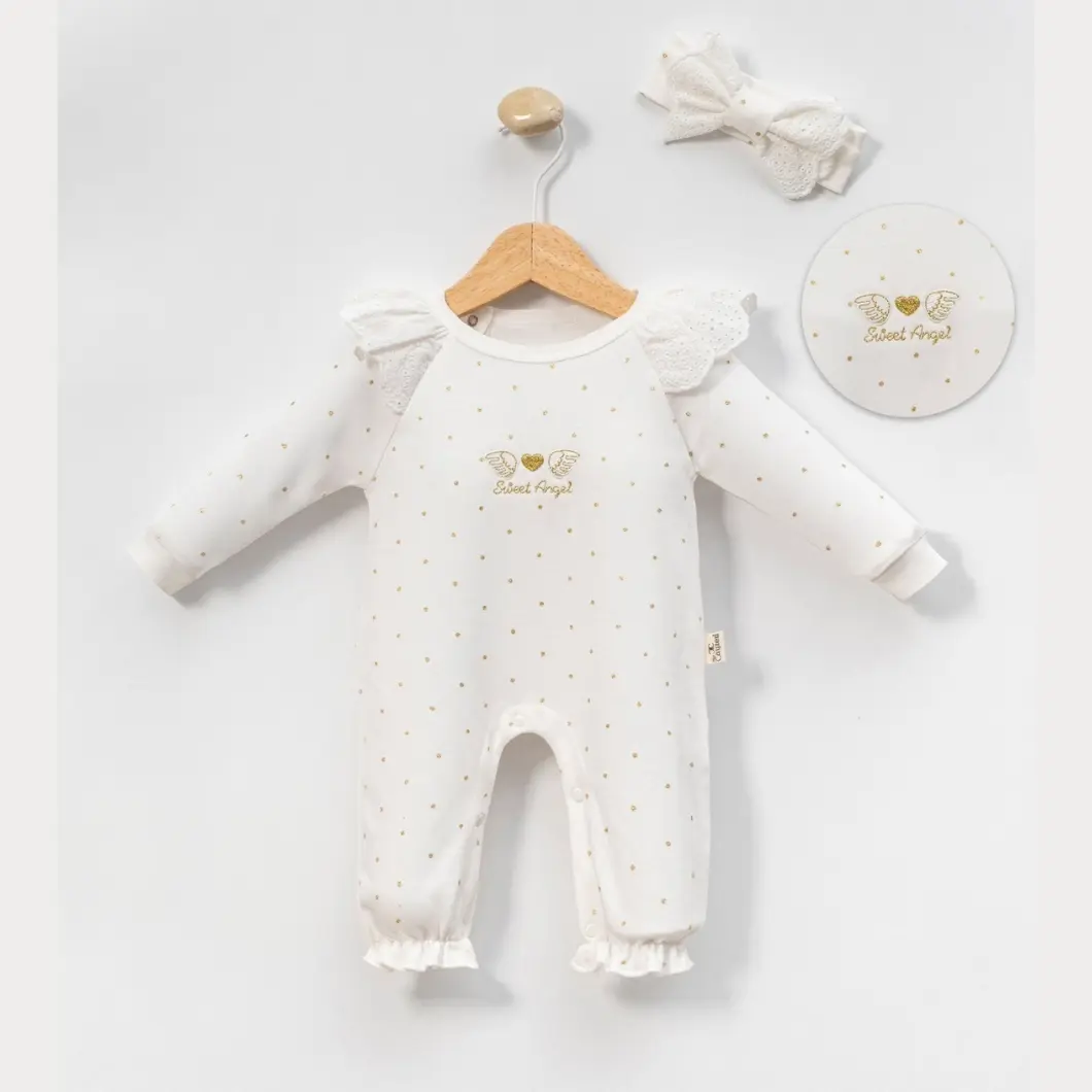 Salopetă cu Bentiță Sweet Angel Bumbac 0–9 Luni [7]