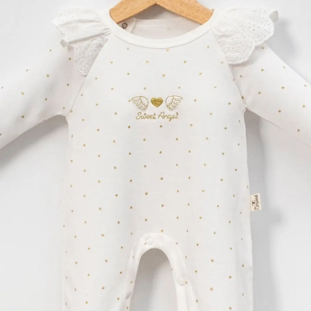 Salopetă cu Bentiță Sweet Angel Bumbac 0–9 Luni [5]