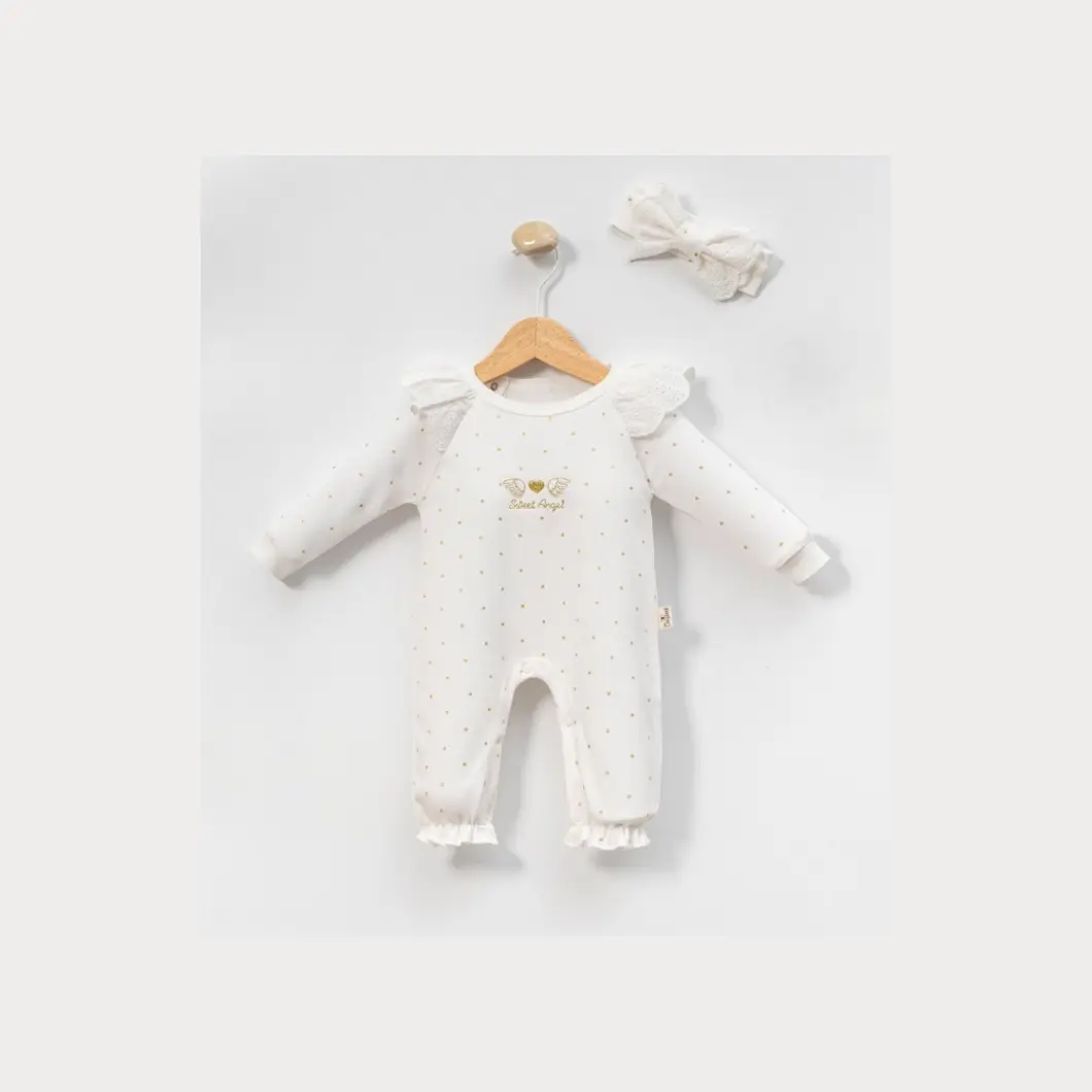 Salopetă cu Bentiță Sweet Angel Bumbac 0–9 Luni [8]