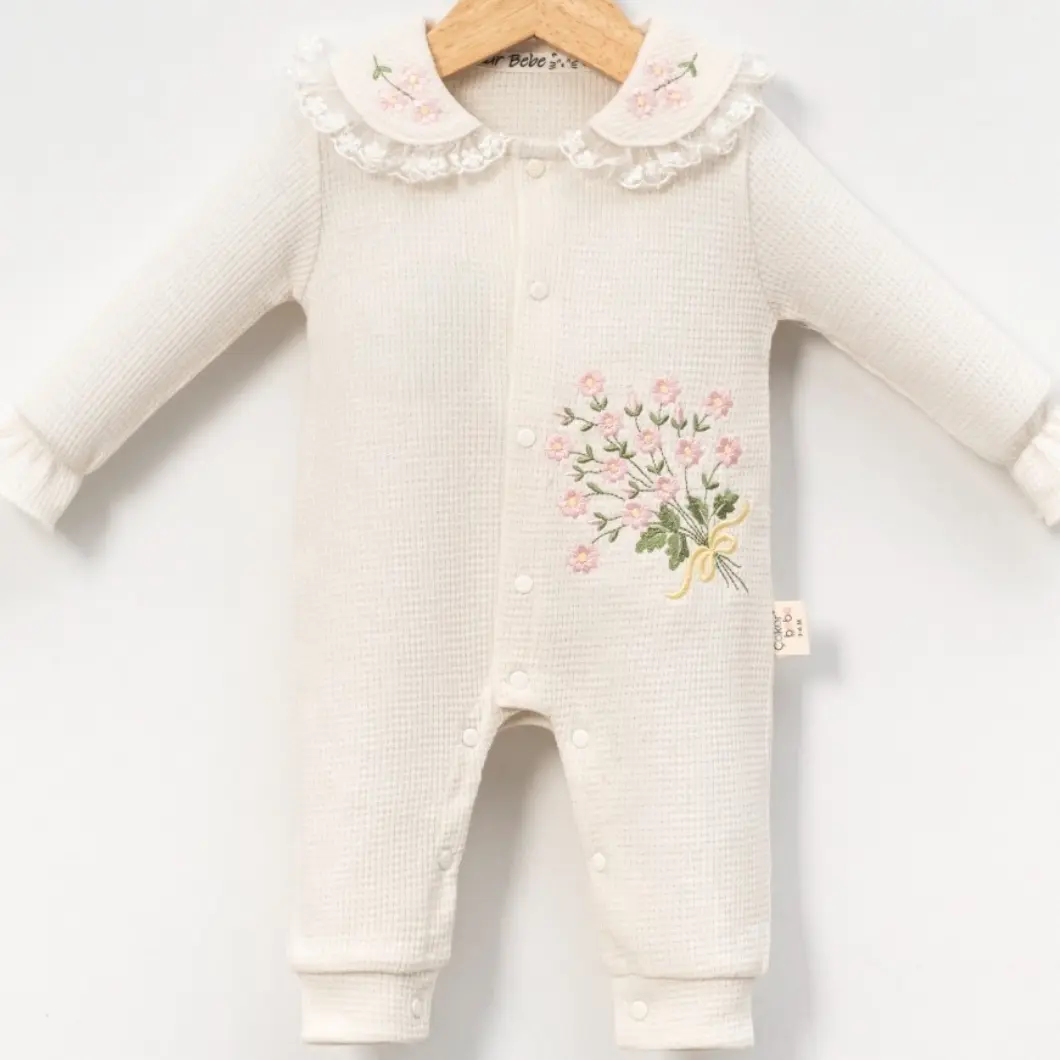 Salopetă Fetițe Primavera Bumbac 0–12 Luni [3]