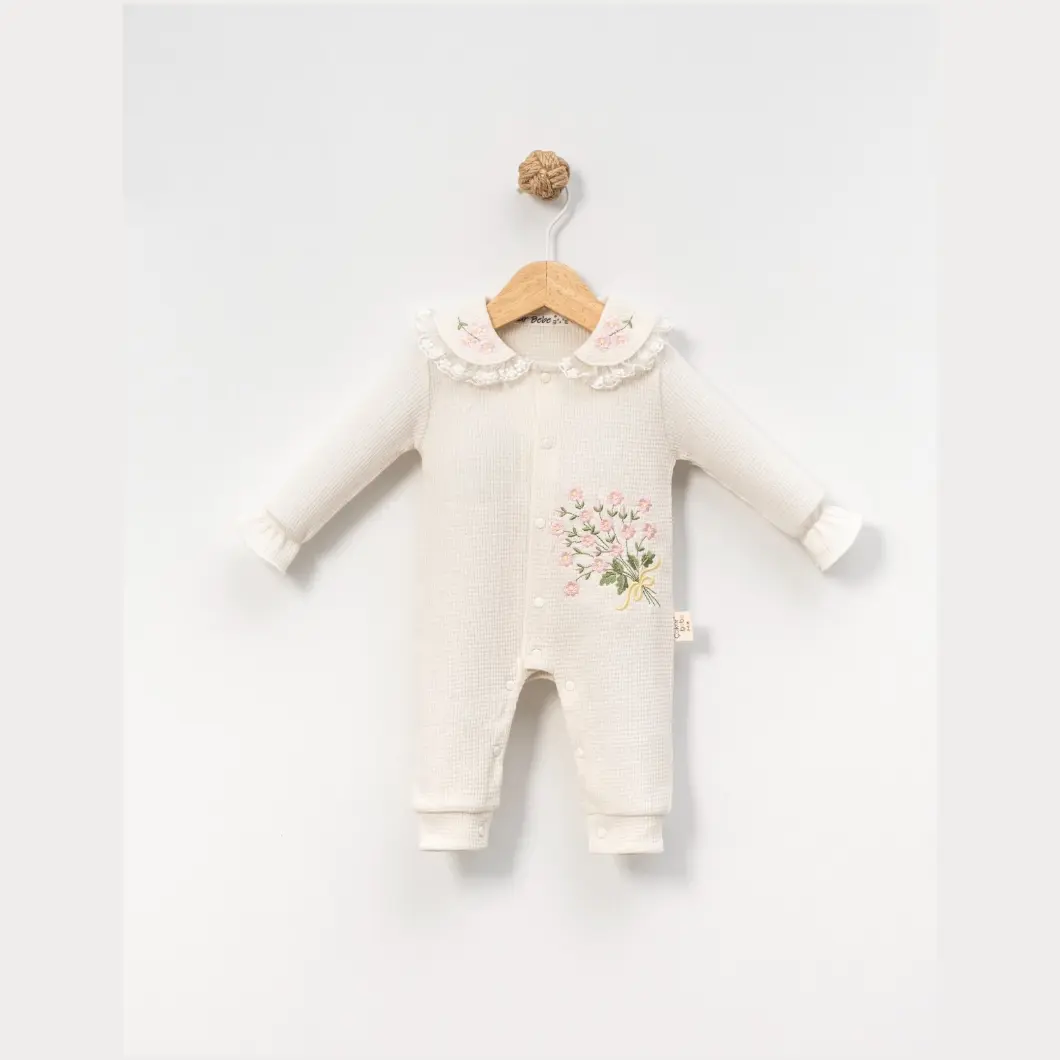 Salopetă Fetițe Primavera Bumbac 0–12 Luni [6]