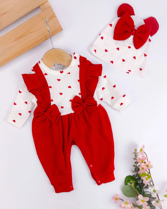 Salopetă Fetițe cu Căciuliță Tiny Hearts [1]