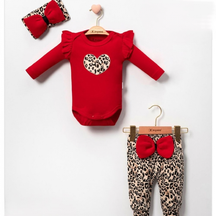 Compleu 2 Piese Fetițe Leopard- Glamour [1]
