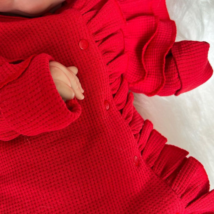 Salopetă Fetițe Premium - Red Passion [3]