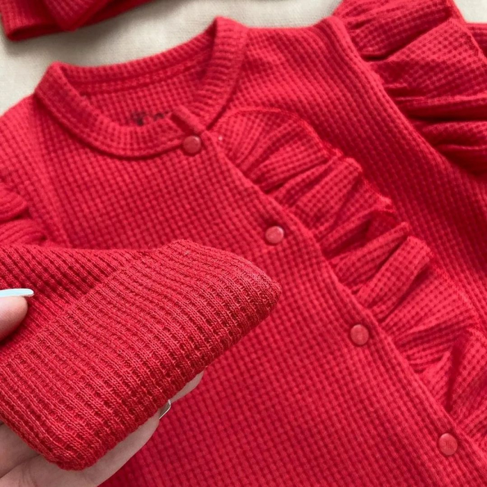 Salopetă Fetițe Premium - Red Passion [5]