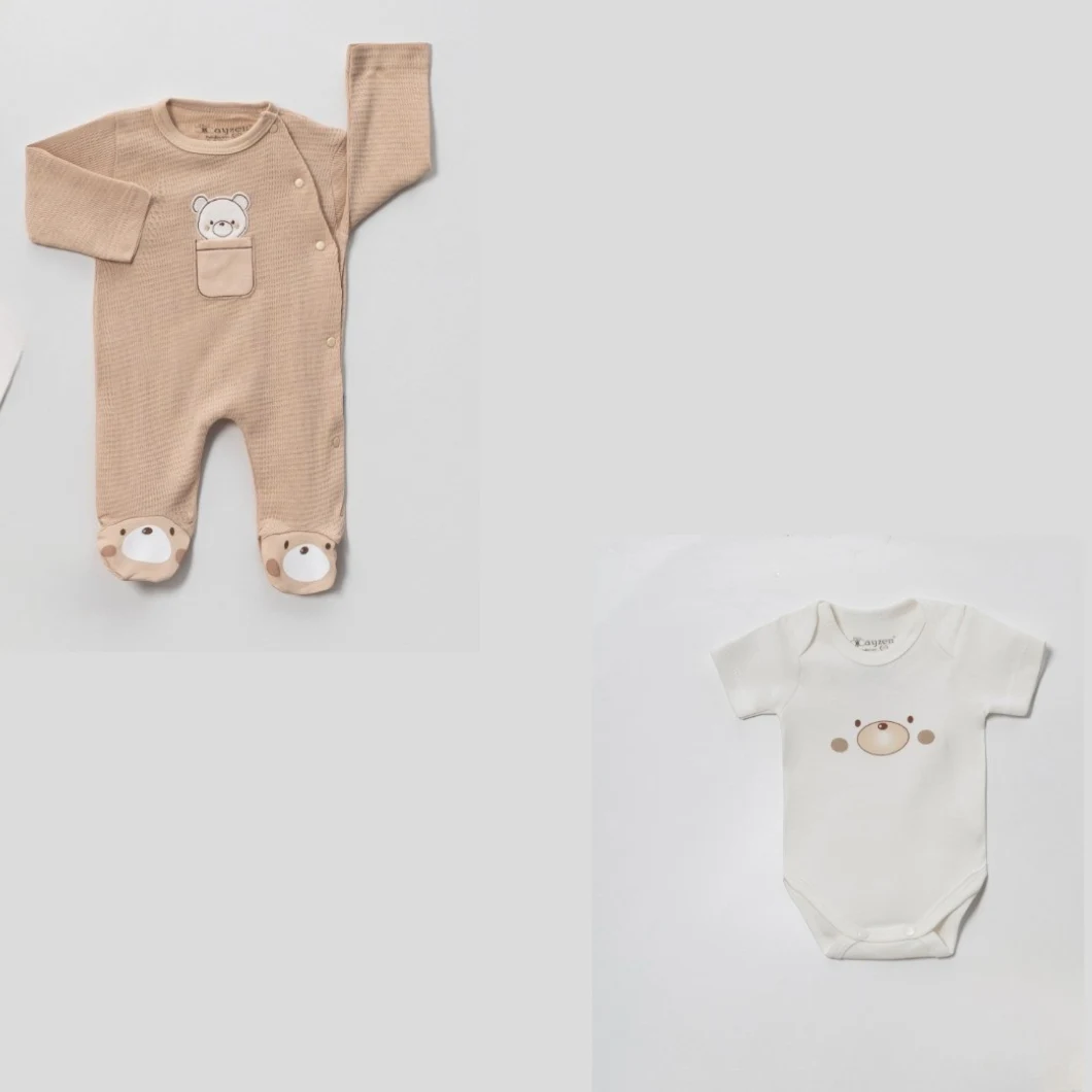 Set 10 Piese Nou-Născuți Peekaboo – Haine Bebe Bumbac 100% Sigur și Confortabil [7]