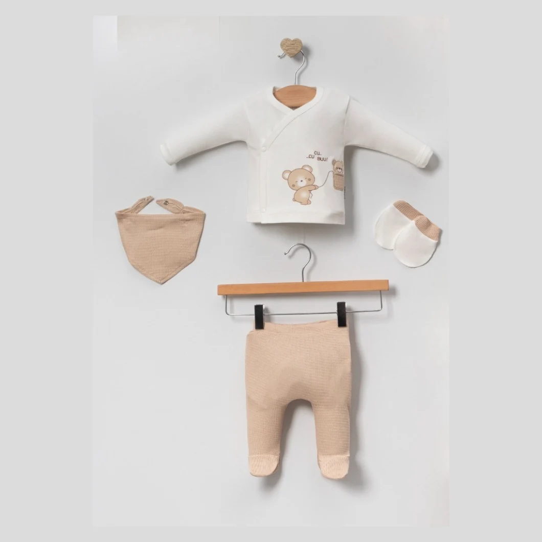 Set 10 Piese Nou-Născuți Peekaboo – Haine Bebe Bumbac 100% Sigur și Confortabil [6]