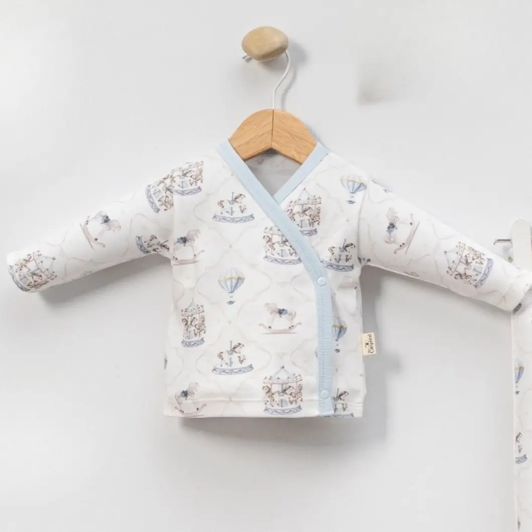 Set 5 Piese Băieței Carousel 0–3 Luni Bumbac OEKO-TEX [5]