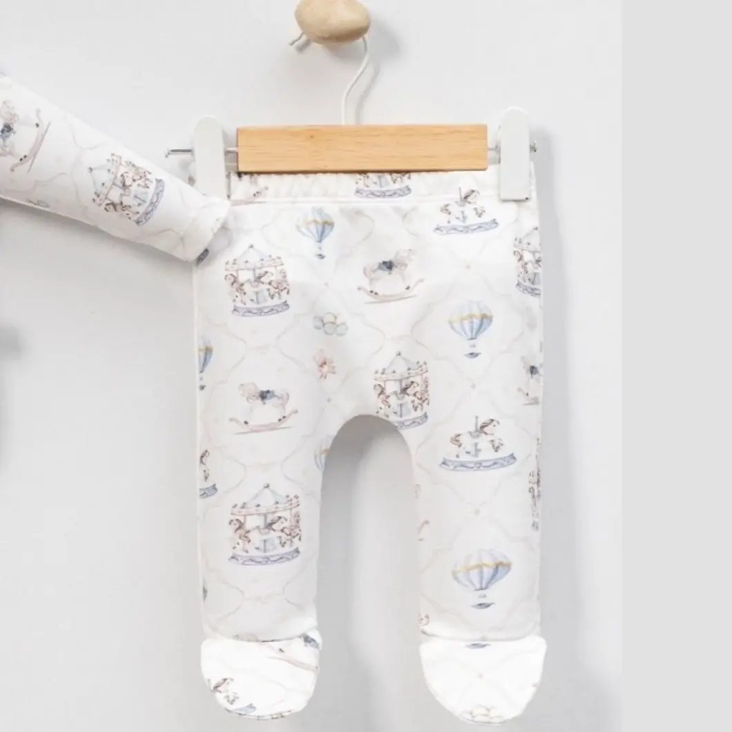 Set 5 Piese Băieței Carousel 0–3 Luni Bumbac OEKO-TEX [6]