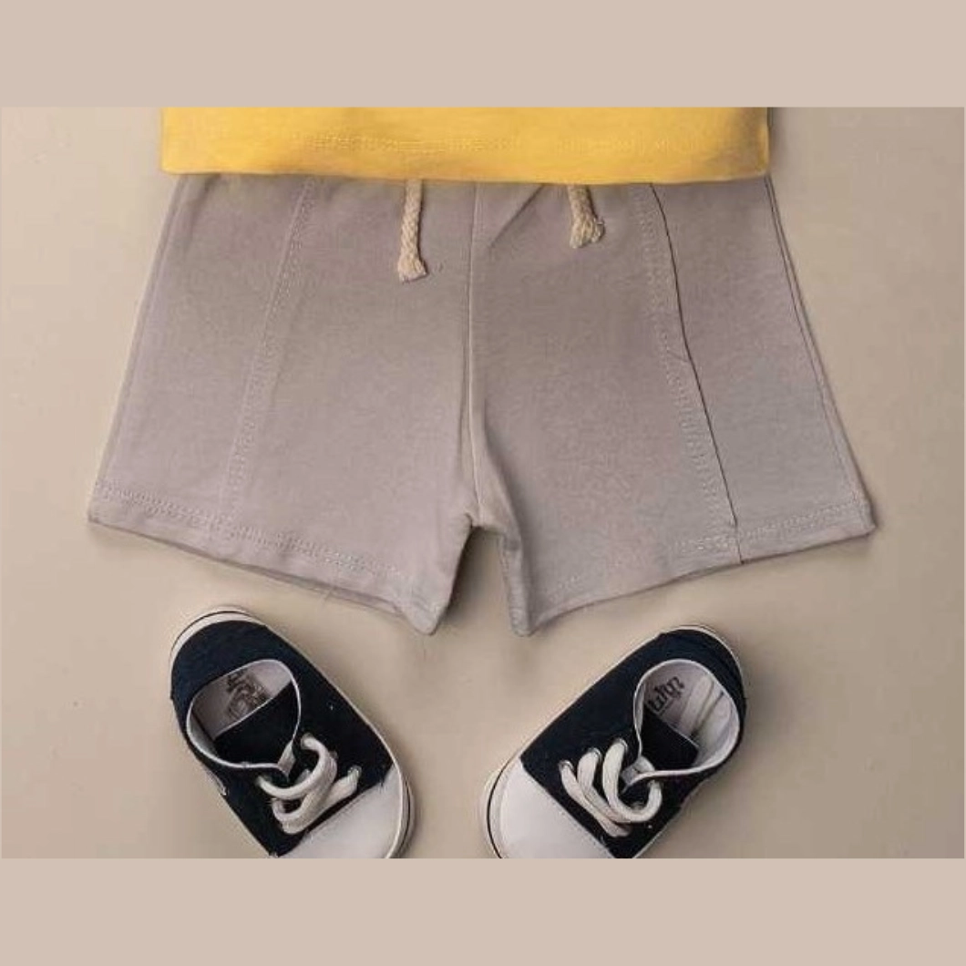 Set 2 Piese de Vară Băietei - Let's Go Van, 100% Bumbac, Tricou și Pantaloni Scurți [5]