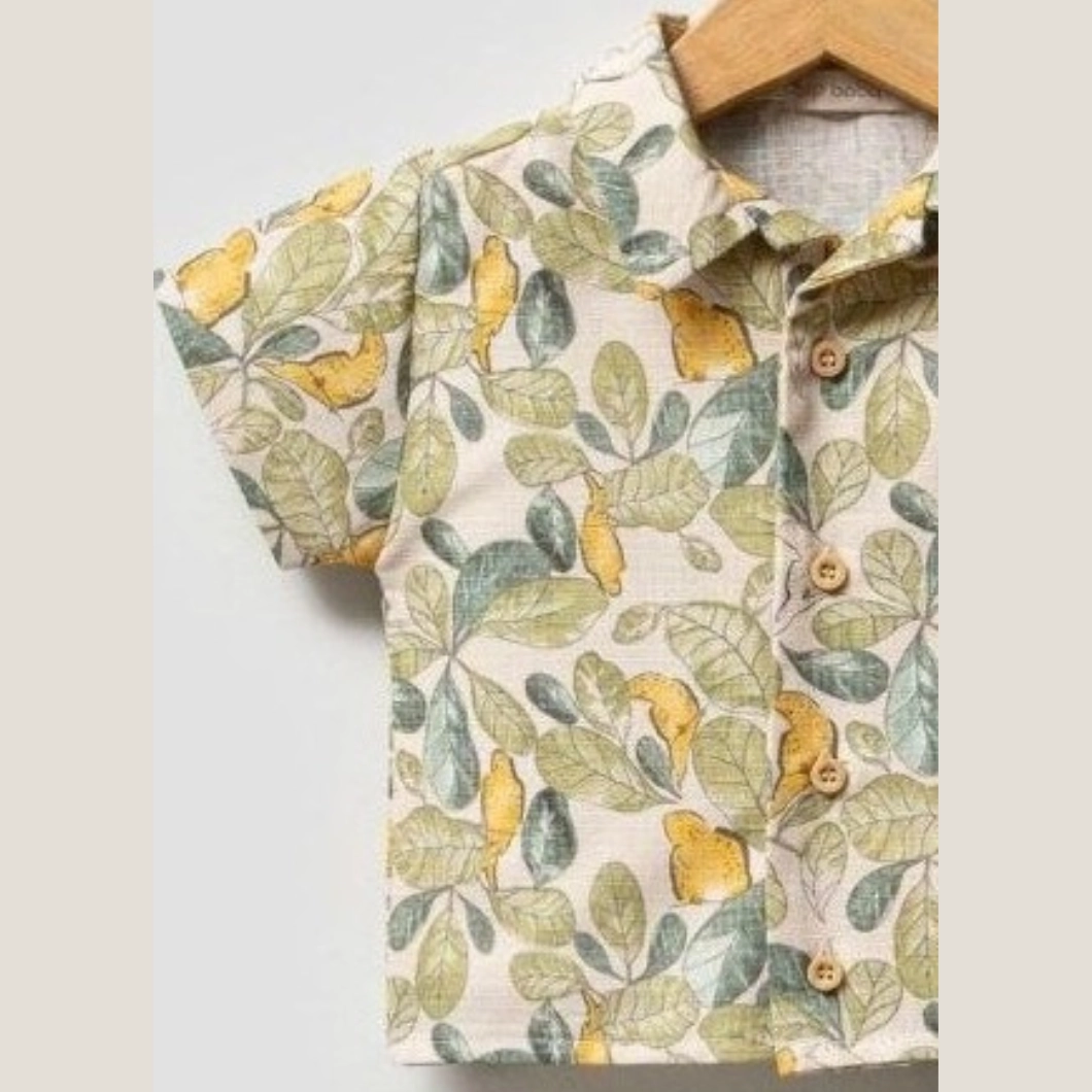 Set 2 Piese de Vară Băieței - Camouflaj, 100% Bumbac, Muselină (6-24 luni) [8]
