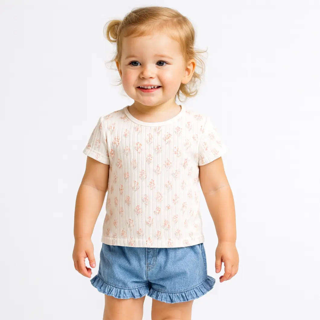 Set 2 Piese de Vară Fetițe - Angelina, 100% Bumbac [1]