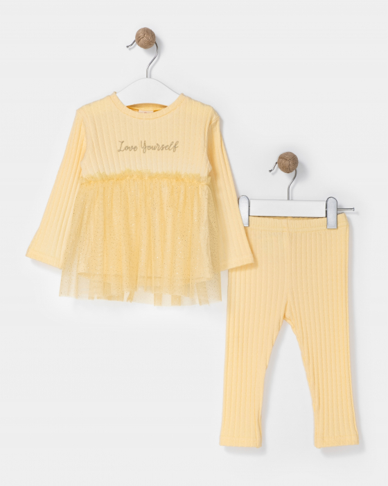 Set 2 piese Love Yourself Galben [2]