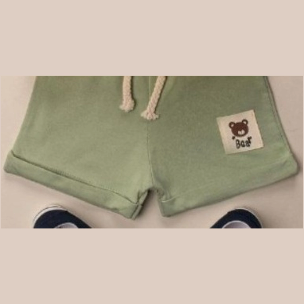 Set Stelar Bear Vară Băieței – Tricou Galben & Pantaloni Vernil [7]