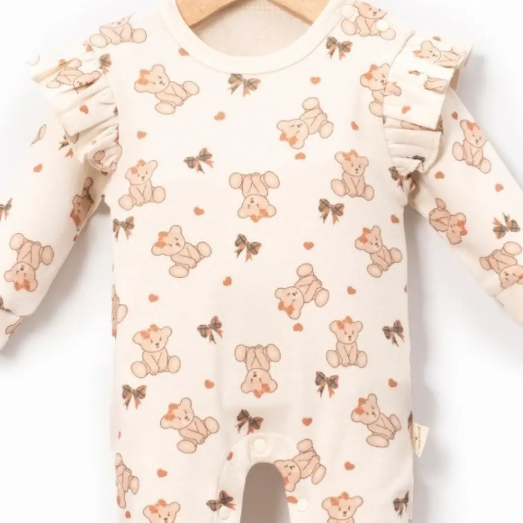 Set 2 Salopete Fetițe Matilda Bumbac OEKO-TEX 0–6 Luni [11]