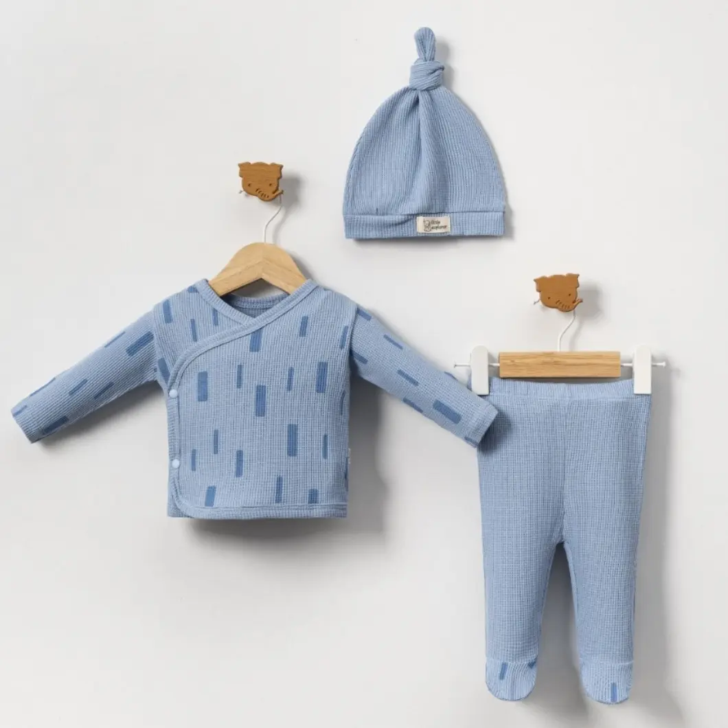Set 3 Piese Băieței Explorer – Bluză, Pantaloni și Căciuliță [3]