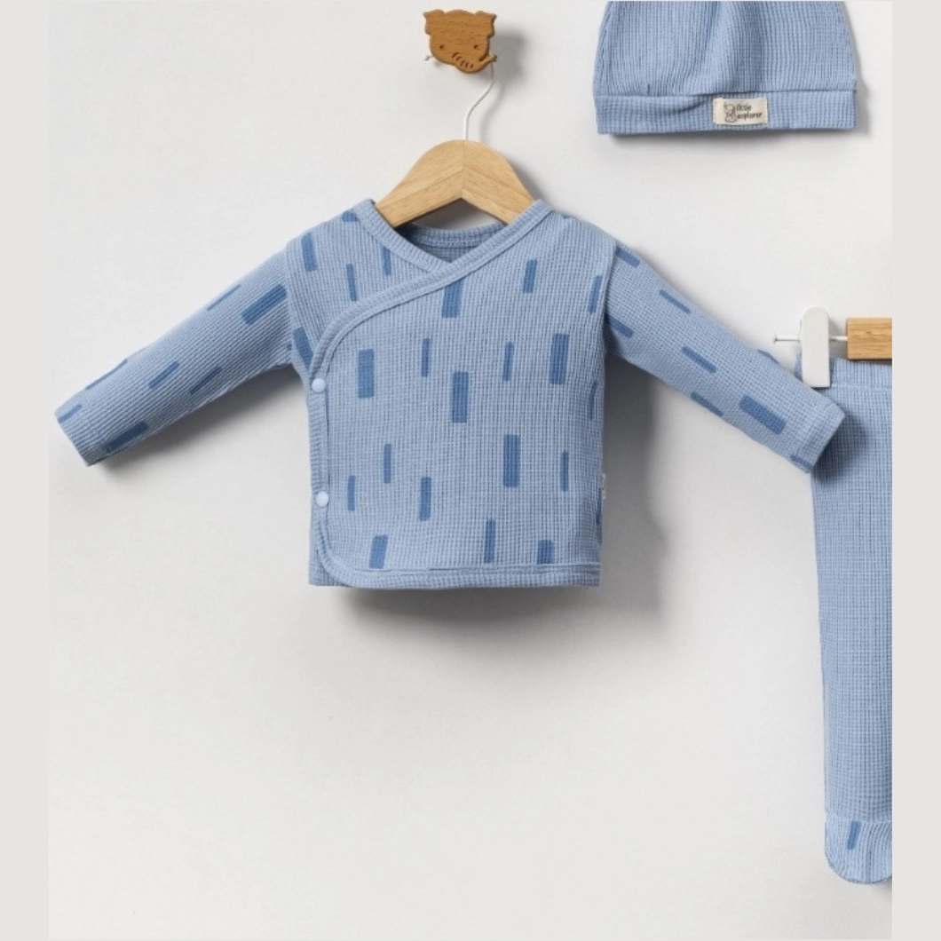 Set 3 Piese Băieței Explorer – Bluză, Pantaloni și Căciuliță [4]