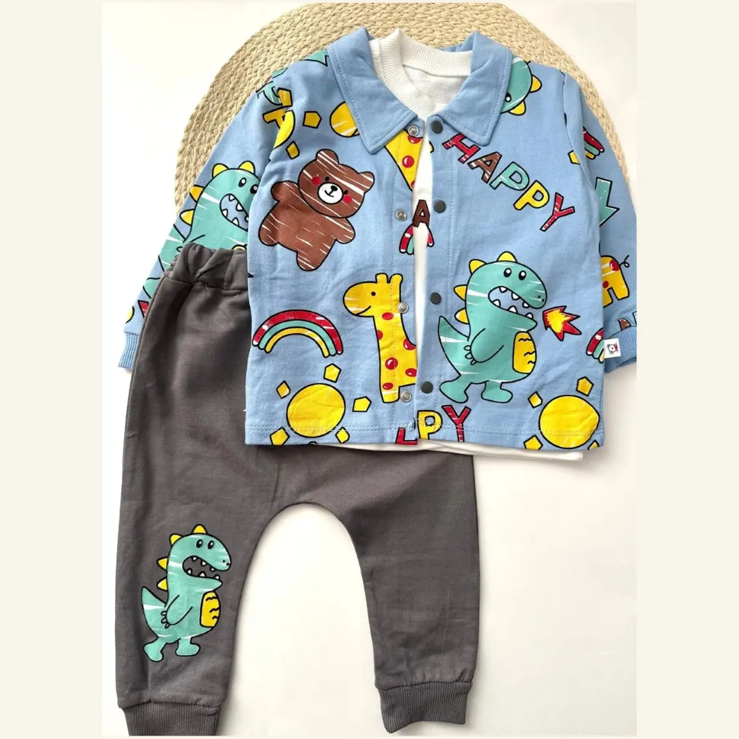 Set 3 Piese Băieței "Happy Dino" [1]