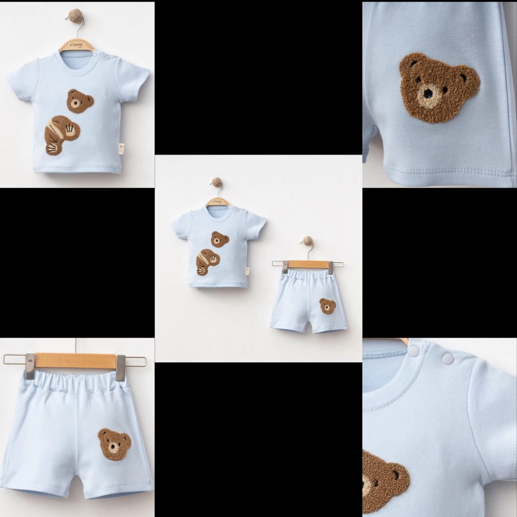 Compleu Vară Băieței Yogi Bear - Bumbac 100% Premium [9]