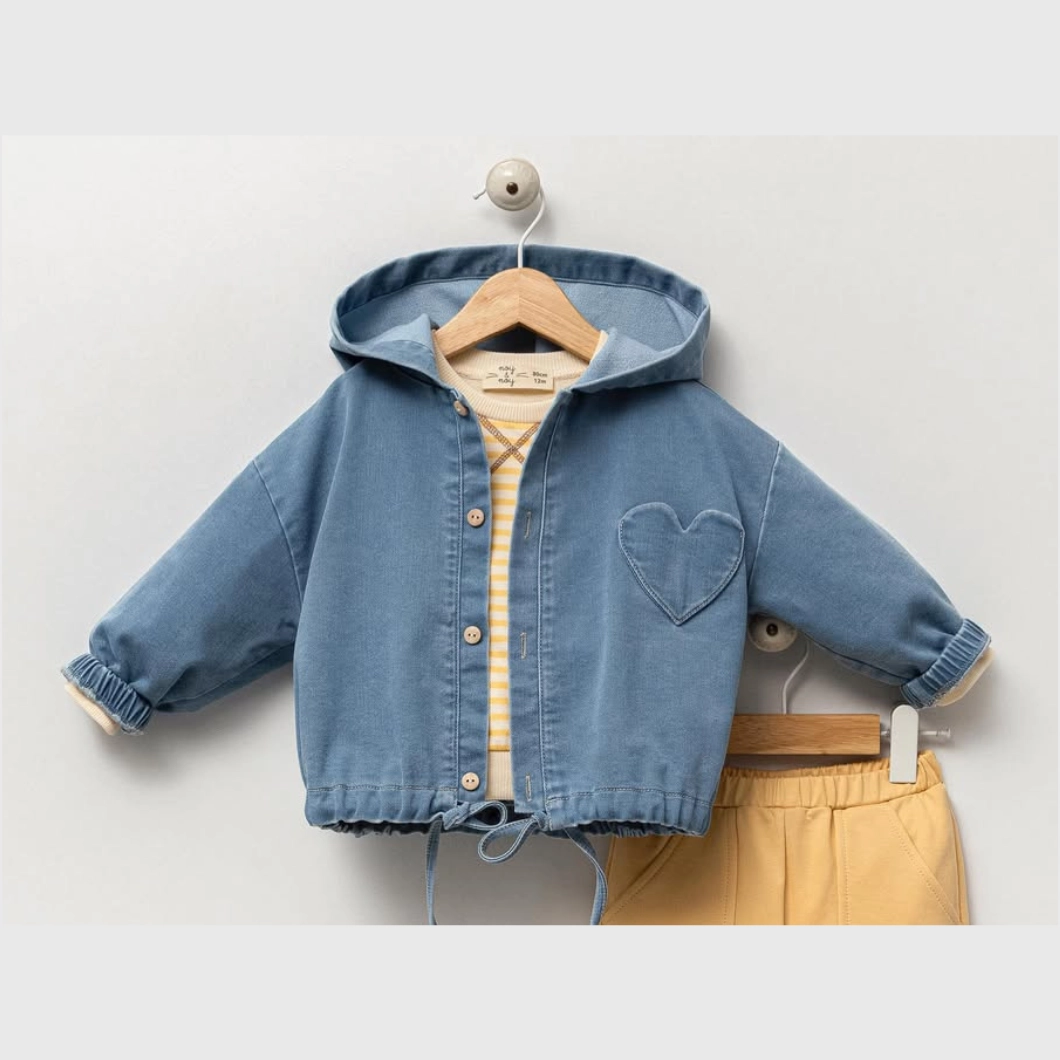 Set Casual 3 Piese Băieței Maverick, 100% Bumbac [2]
