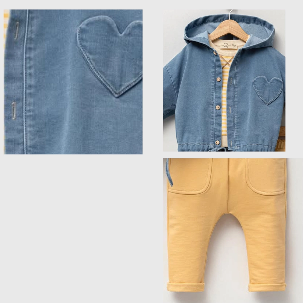 Set Casual 3 Piese Băieței Maverick, 100% Bumbac [4]