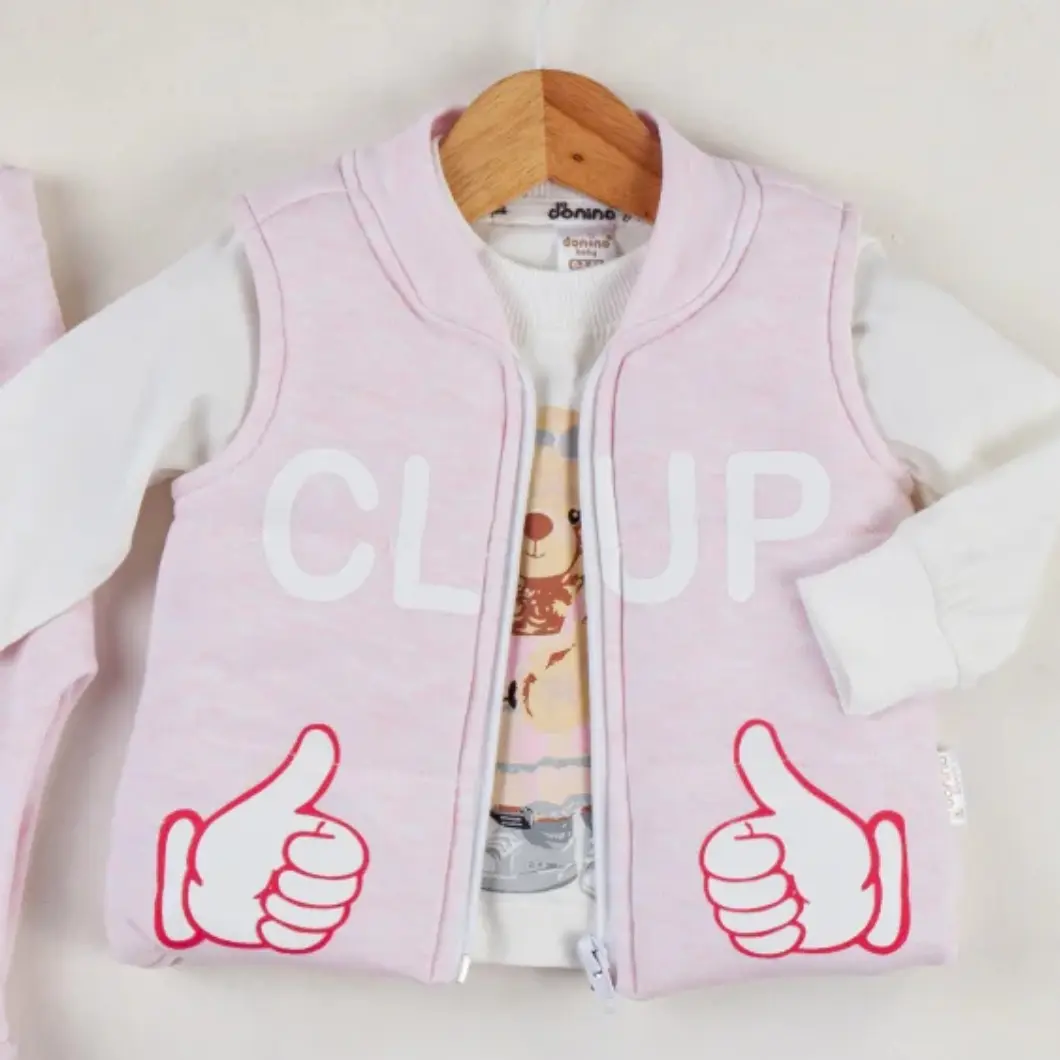 Set 3 Piese Fetite Bear Cup - Roz [5]