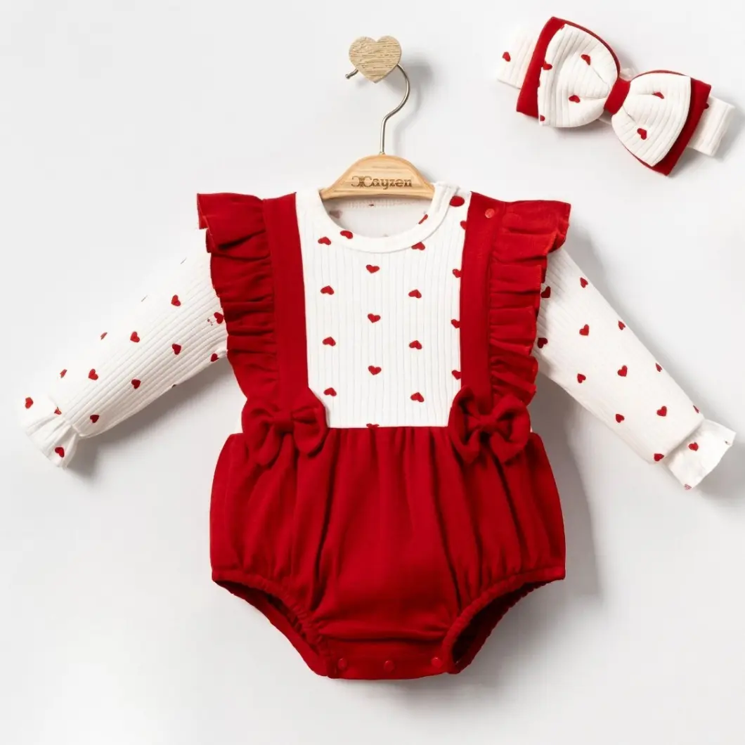 Set 3 Piese Fetițe DeSiRe Bumbac 3–12 Luni [3]