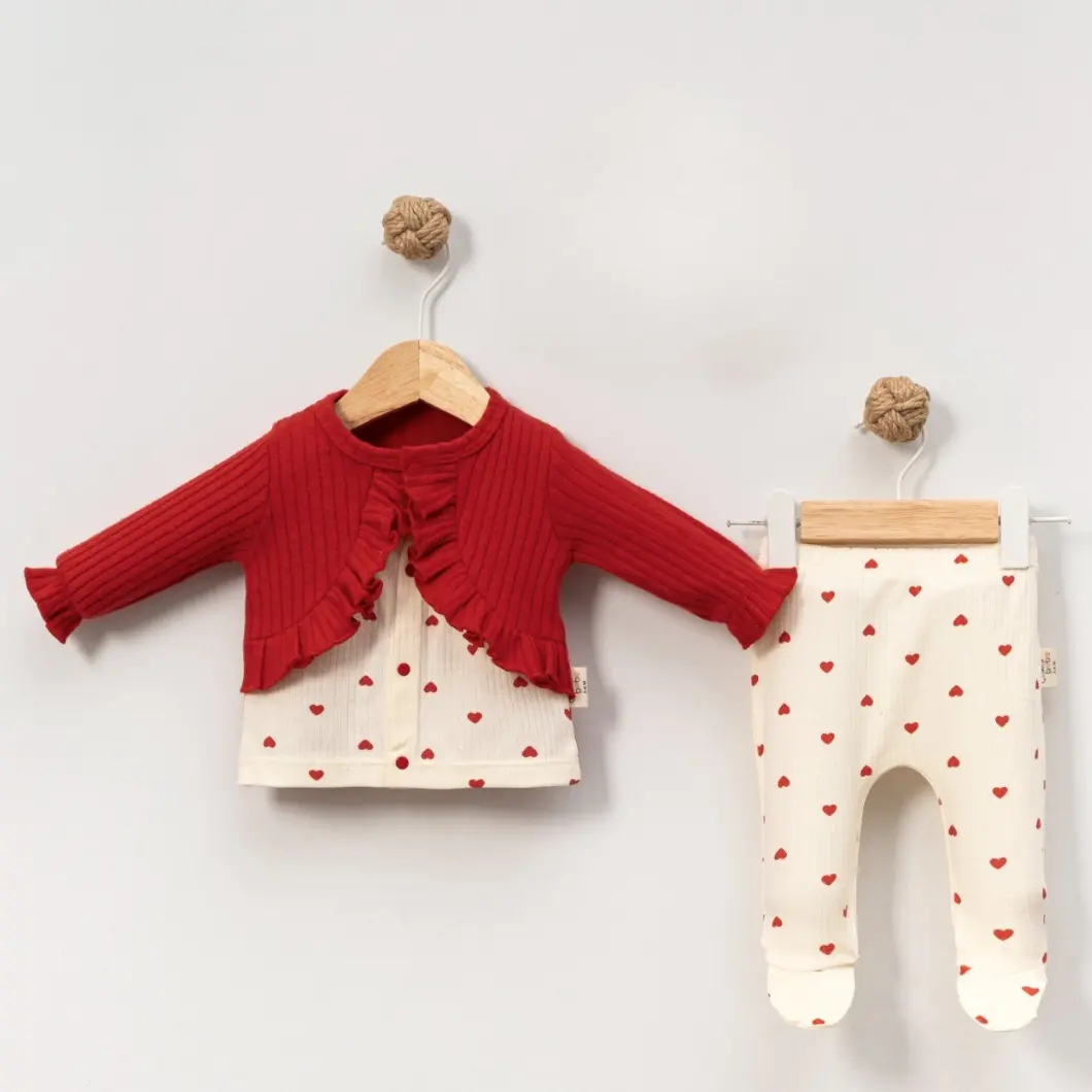 Set 3 Piese Fetițe Cu Dragoste 0–6 Luni [5]