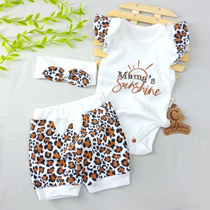 Set 3 Piese Fetițe Mama's Sunshine - Bumbac 100% Premium [9]