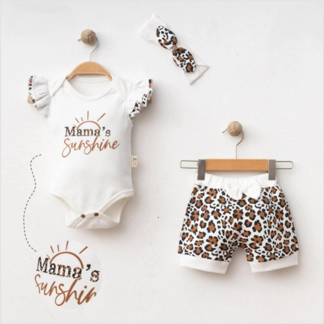 Set 3 Piese Fetițe Mama's Sunshine - Bumbac 100% Premium [5]