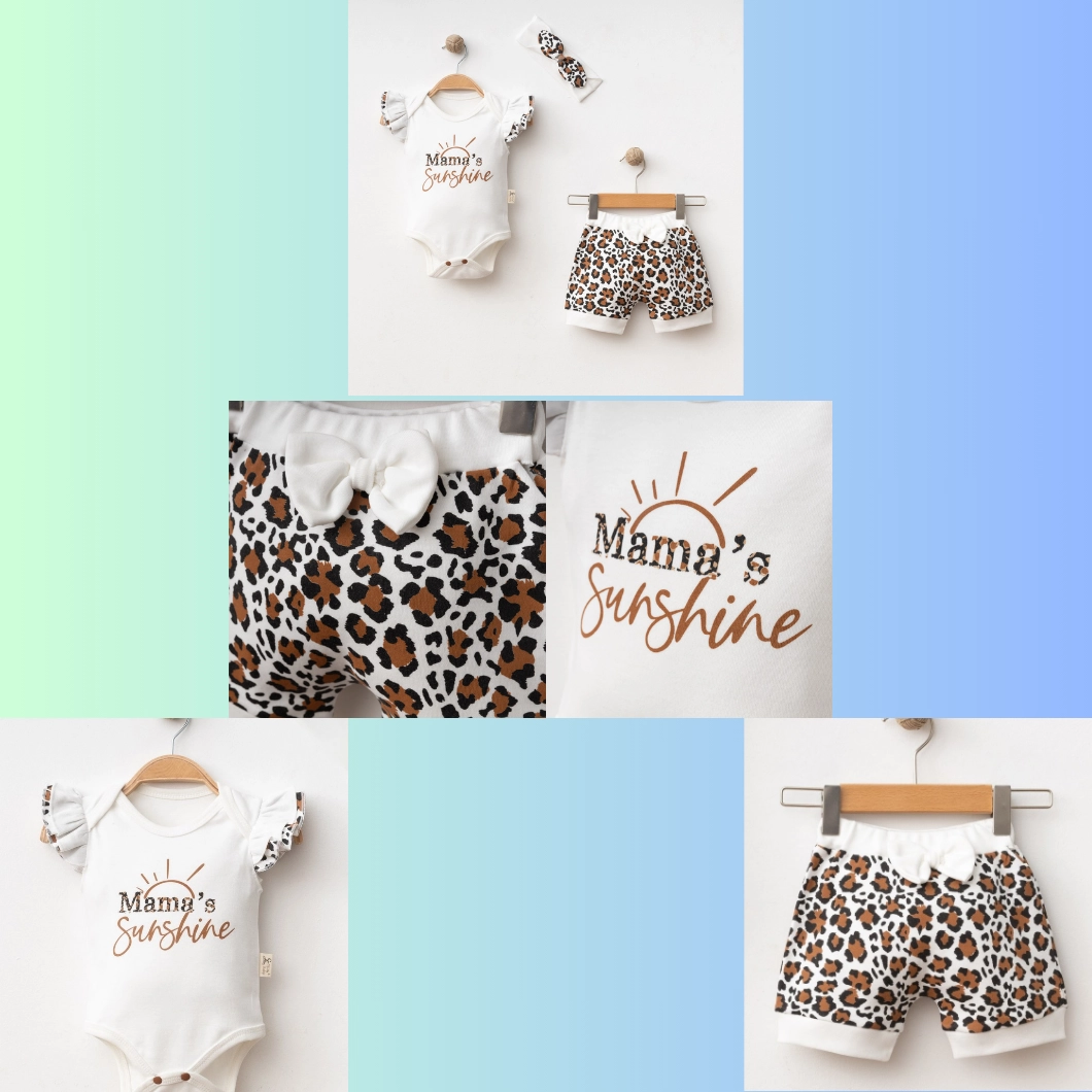 Set 3 Piese Fetițe Mama's Sunshine - Bumbac 100% Premium [8]