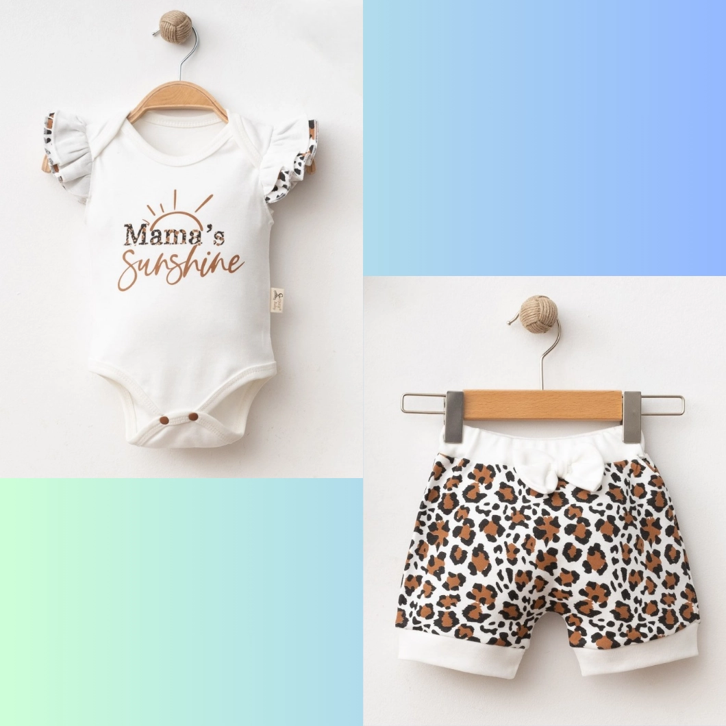 Set 3 Piese Fetițe Mama's Sunshine - Bumbac 100% Premium [4]