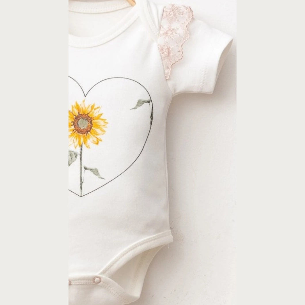 Set 3 Piese Fetițe Spring Sense Alb - Bumbac 100% Premium [7]