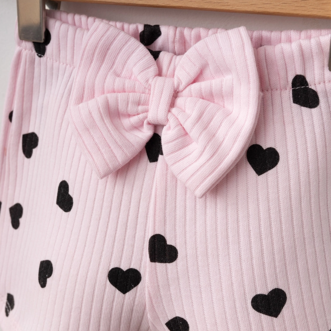 Set 3 Piese Fetițe IniMania – Body, Pantalonași și Bentiță din Bumbac Premium [4]